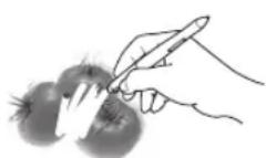 WACOM PL 900 - FONCTIONNEMENT ÉLÉMENTAIRE DU STYLET - 6