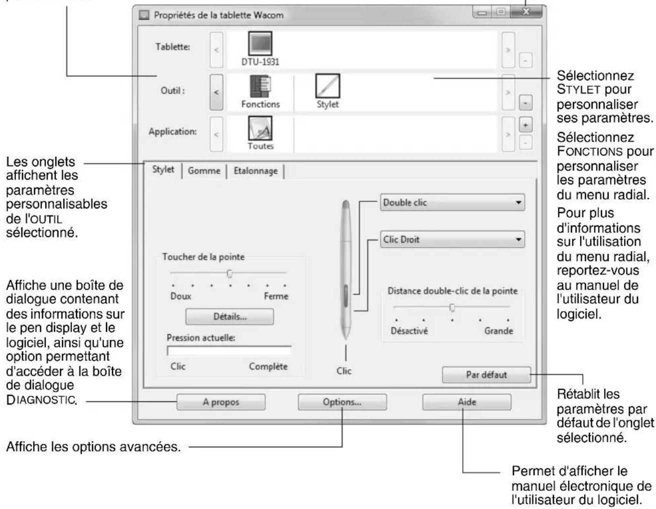 WACOM PL 900 - PRINCIPES DE BASE DE LA PERSONNALISATION - 1