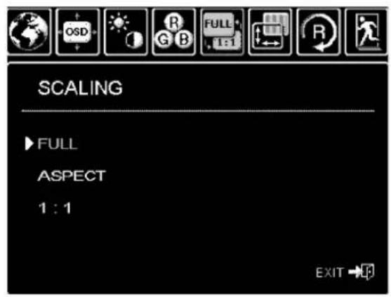 WACOM PL 900 - ON SCREEN DISPLAY (OSD) SETTINGS - 6