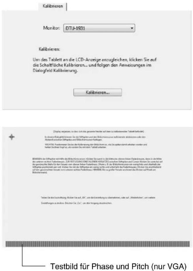 WACOM PL 900 - PITCH- UND PHASE-EINSTELLUNGEN (NUR VGA) - 1