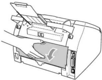 BROTHER FAX2825 - Du papier est coincé à l'arrière de l'appareil - 3