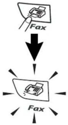 BROTHER FAX2825 - Comment passer en mode Fax - 1