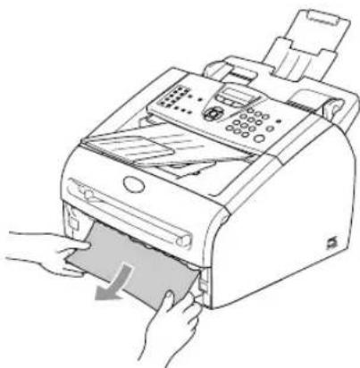 BROTHER FAX2825 - Le papier est coincé à l'intérieur de l'appareil - 1
