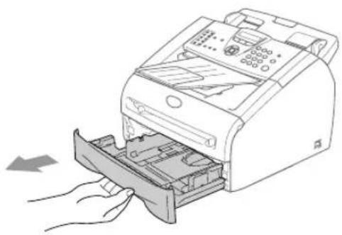 BROTHER FAX2825 - Pour charger du papier ou autre support dans le bac à papier - 1