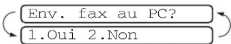 BROTHER FAX2825 - Changement d'options de fax à distance - 3