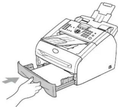 BROTHER FAX2825 - Pour charger du papier ou autre support dans le bac à papier - 5