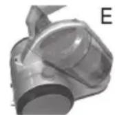 CLATRONIC BS 1286 - NOTA: Tobera "2 en 1": - 1