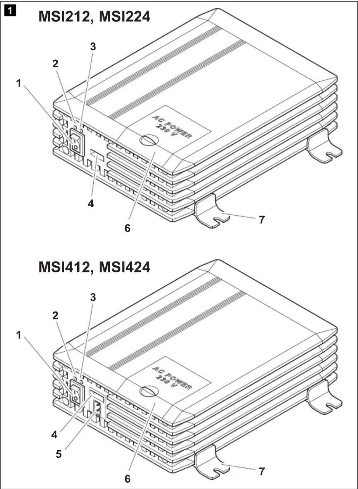 WAECO SinePower MSI424 - HU 206 Szinuszos inverter - 1