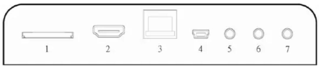 ALBRECHT DR 870TV - Connecteurs de l'arrière de l'unité principale - 1