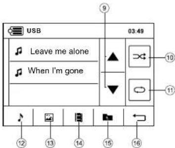 CALIBER RDD 401BT - MP3/MPEG4/PHOTO Menu - 1