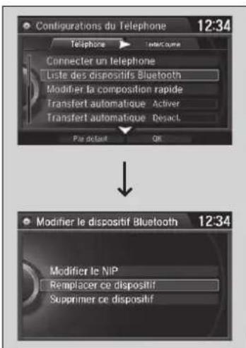 Acura ILX (2018) - Pour modifier le réglage du code de jumelage - 1