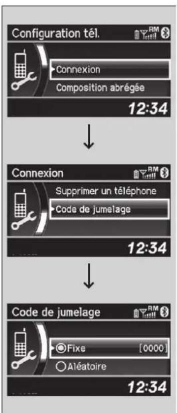 Acura ILX (2018) - Pour jumeler un téléphone cellulaire (lorsqu'un téléphone est deja jumelé au système) - 2