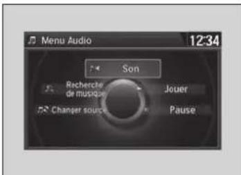 Acura ILX (2018) - Pour jouer des fichiers audio avec Bluetooth® - 1