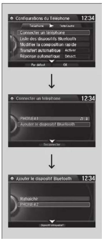 Acura ILX (2018) - Configuration du téléphone - 1