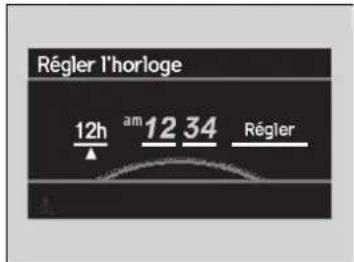 Acura ILX (2018) - Réglage de l'horloge - 2