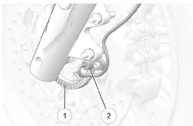 Indian Chieftain (2017) - INSPECTION DE LA COURONNE D'IMPULSIONS/DU CAPTEUR DU SYSTEME DE FREINAGE ANTIBLOCAGE (ABS) - 1