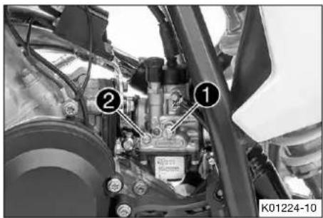 HUSQVARNA TC 50 (2019) - Ralenti du carburateur (TC 50) - 1