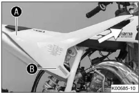 HUSQVARNA TC 50 (2019) - TRAVAUX D'ENTRETIEN SUR LA PARTIE-CYCLE - 1