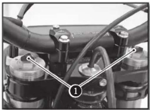 Sherco 300 SER (2017) - REGLAJE DE LA DESCOMPRESION DE LA HORQUILLA - 1