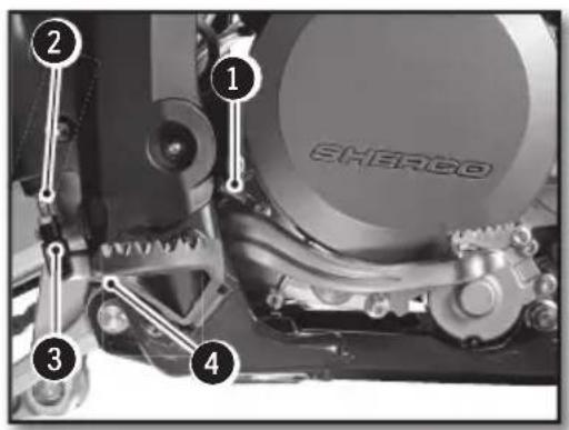 Sherco 300 SER (2017) - RéGLAGE DE LA GARDE - 1