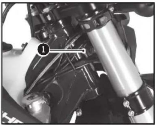 Sherco 300 SER (2017) - Vehicle serial number location - 1
