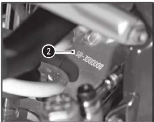 Sherco 300 SER (2017) - ■ Tipo y número del motor - 1