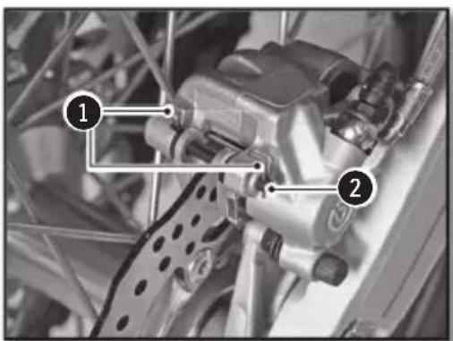 Sherco 300 SER (2017) - REEMPLACEMENT DES PLAQUETTES DE FREIN AVANT ET ARRÈRE - 1