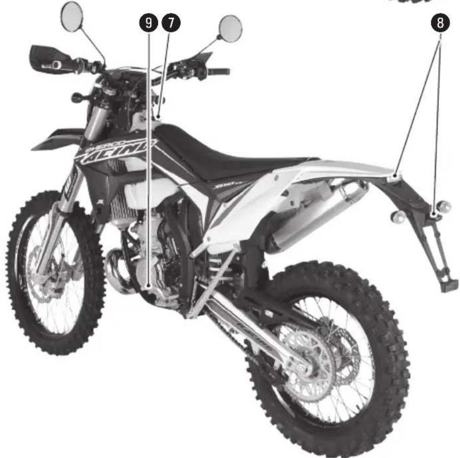 Sherco 300 SER (2017) - Right side - 1