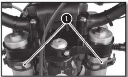 Sherco 300 SER (2017) - DÉMONTAGE DE LA PLAQUE PHARE - 1