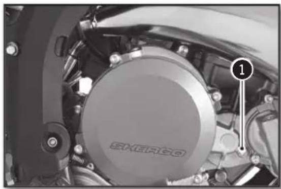 Sherco 300 SER (2017) - CONTRÔLÉ DU Niveau D'HUILE DE BOîTE À VITESSE - 1
