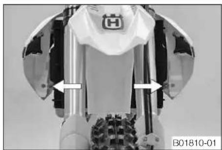 HUSQVARNA FE 501 (2014) - TRAVAUX D'ENTRETIEN SUR LA PARTIE-CYCLE - 2