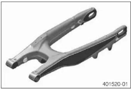 HUSQVARNA FE 501 (2014) - Contrcler le bras oscillant - 1