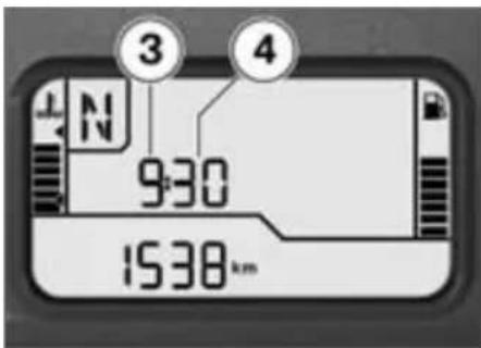 BMW R 1200 GS (2009) - 時計を調整する - 4