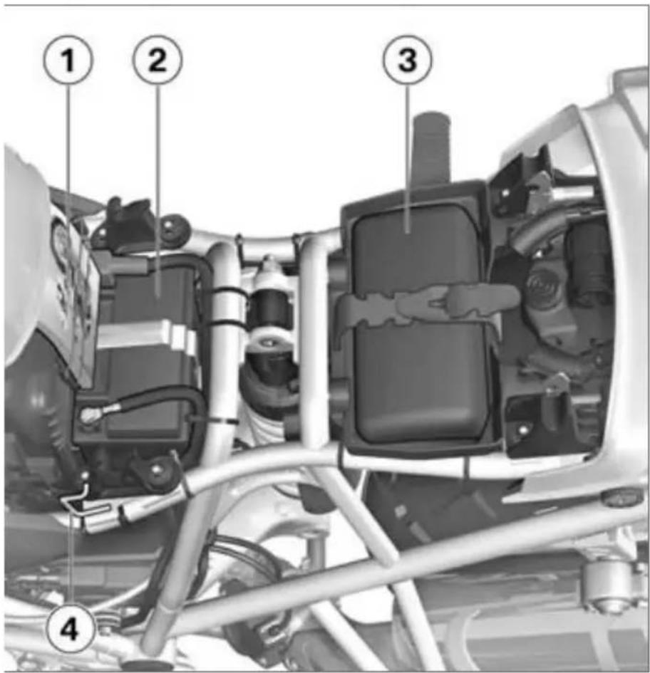 BMW R 1200 GS (2009) - シート下 - 1