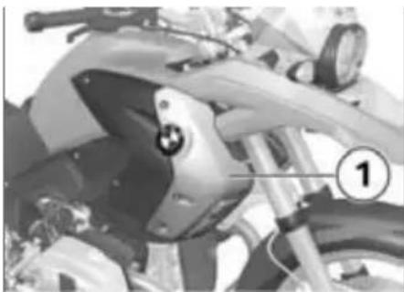 BMW R 1200 GS (2009) - ステンレススチールプレート - 1