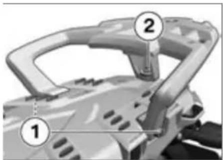 BMW R 1200 GS (2009) - ラゲッジラックを取り外す - 2