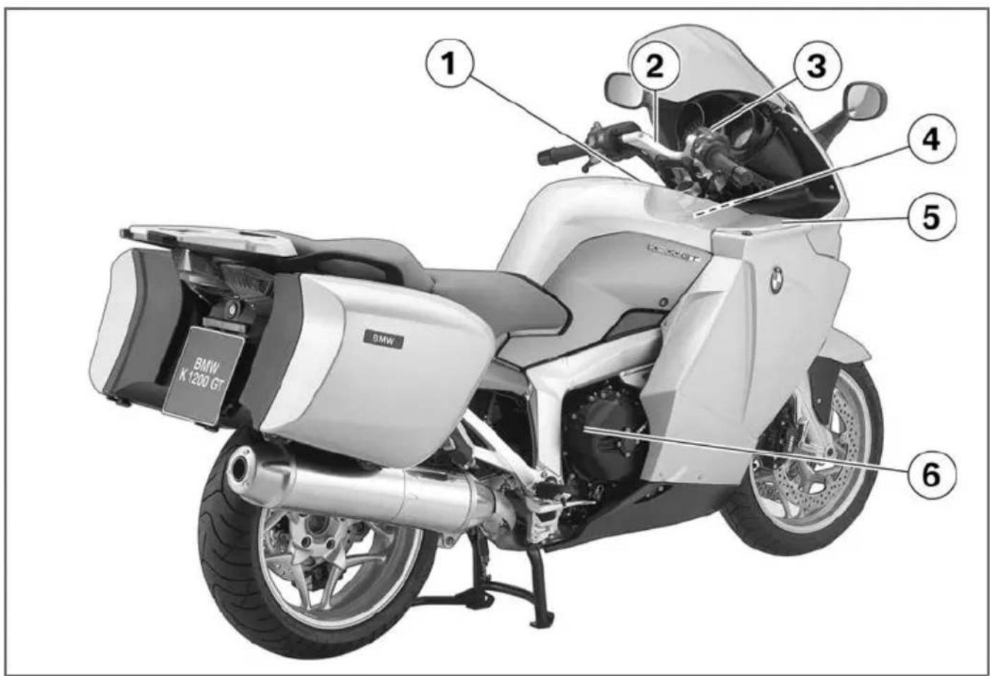 BMW K 1200 GT (2007) - Συνολική ὄψη αριστερὰ - 1