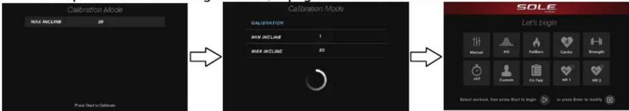 Sole Fitness E98 - MENUD'ENTRETIEN DANS LELOGICIEL DE LA CONSOLE - 6