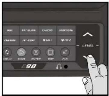 Sole Fitness E98 - PROGRAMMATION DES SEANCES D'EXERCICES PRERÉGLEES - 1