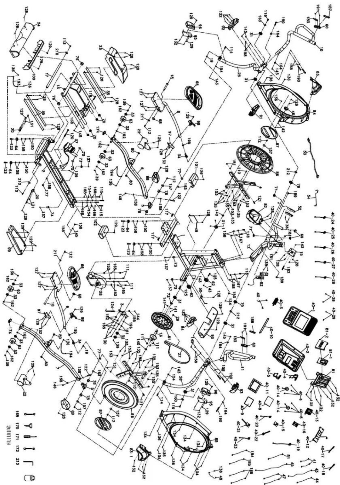 Sole Fitness E98 - PLAN DÉTAILLÉ - 1