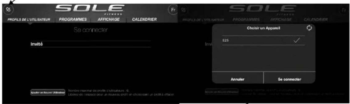 Sole Fitness E25 - Synchronisation de votre appareil de conditionnement avec l'application - 1