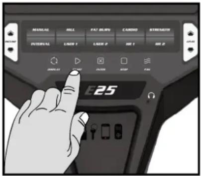 Sole Fitness E25 - FONCTIONNE9ENT De la console - 1