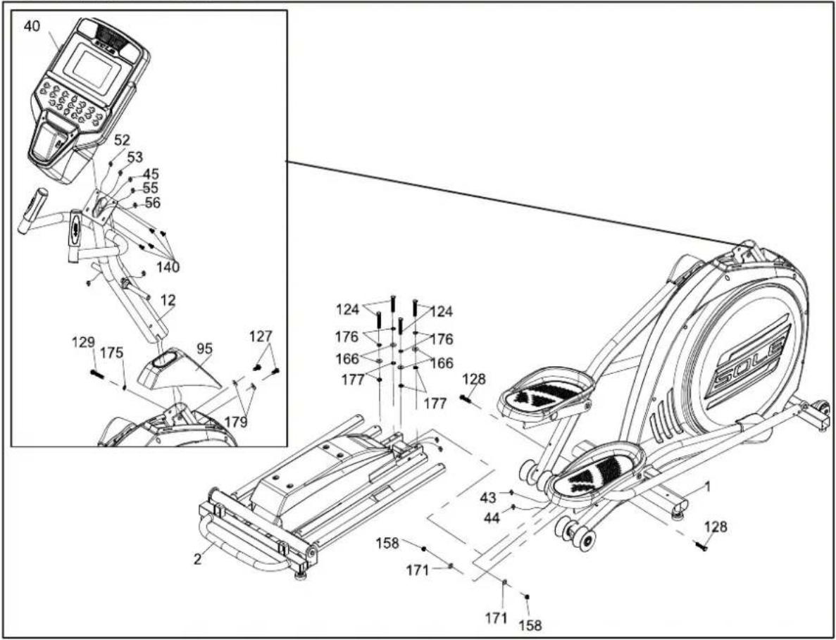 Sole Fitness E25 - Ferrures étape 2 - 1