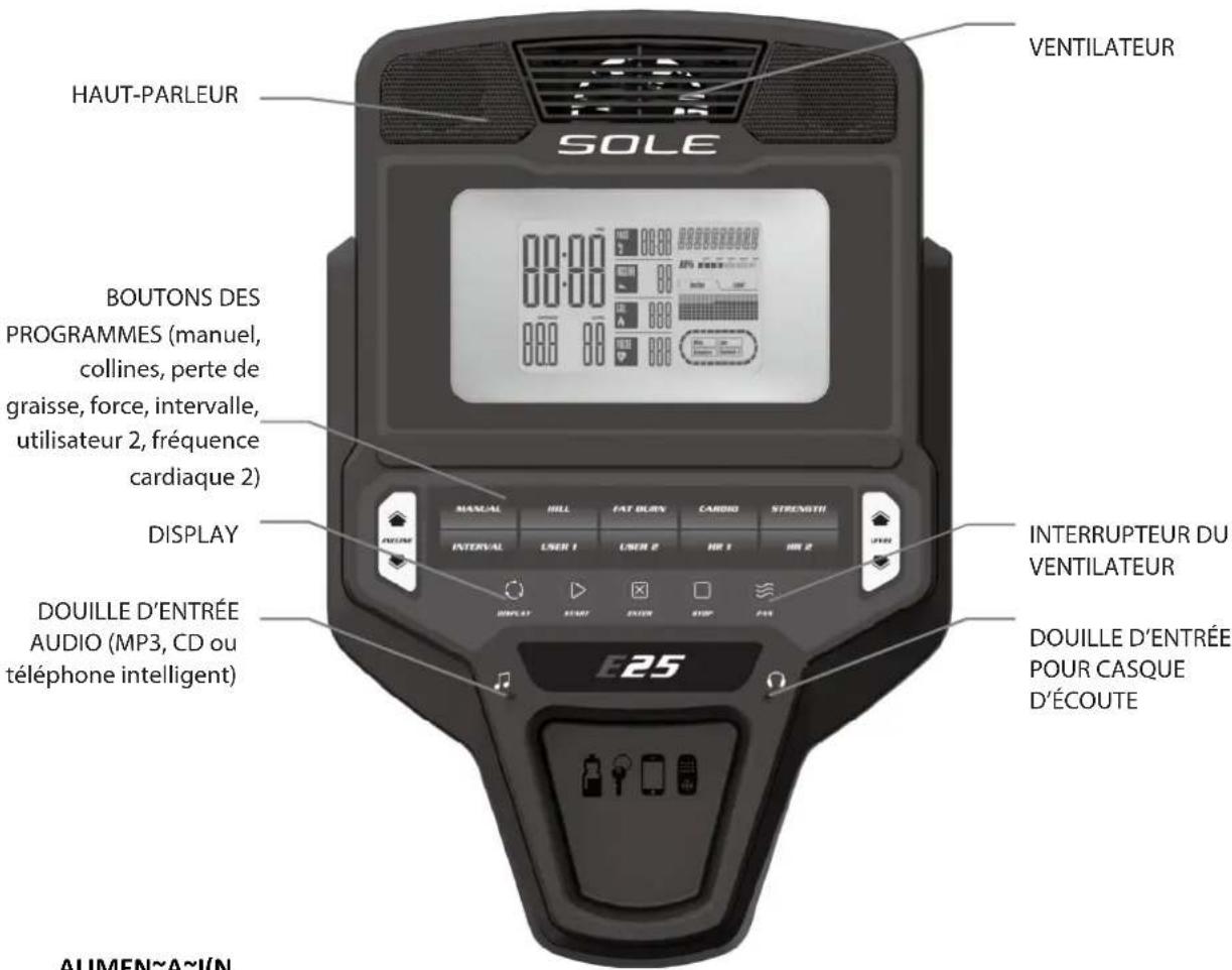 Sole Fitness E25 - FONCTIONNE9ENT De V(\~9E EXE9CIOEU9 ellip\~i)ue - 1