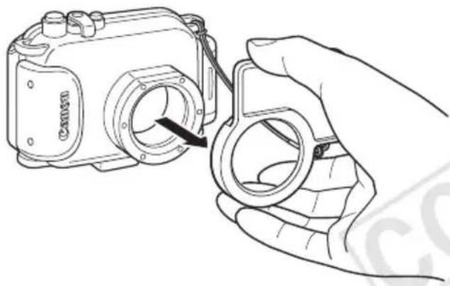CANON PowerShot SD770 IS - Abnehmen der Streuschibe - 1