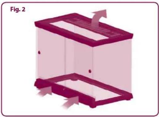 Ferplast Explora 40 - Openings for installation of optional spot lamps - 2