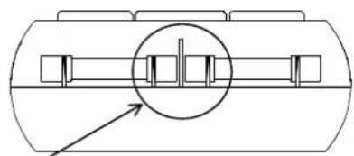 METRIX MX 24 - Montierung der Sicherung : - 1
