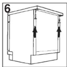 CANDY CDS 120 W - Fitting between existing cabinets - 2