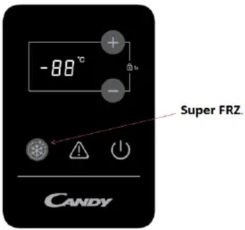 CANDY CMCH 152 SEL - OBSLUHA MRAZNICKY - 1