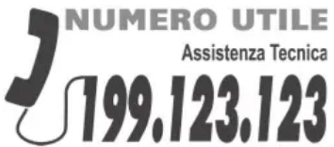 CANDY CVM 95 X - UN SOLO NUMERO TELEFONICO PER OTTENERE ASSISTENZA. - 1